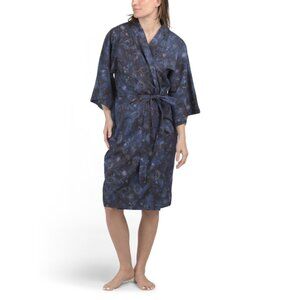 JOHNNY WAS Multicolor Bejewel Sleep Robe